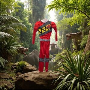 Power Rangers boys medium 8/10 Dino Halloween Costume
